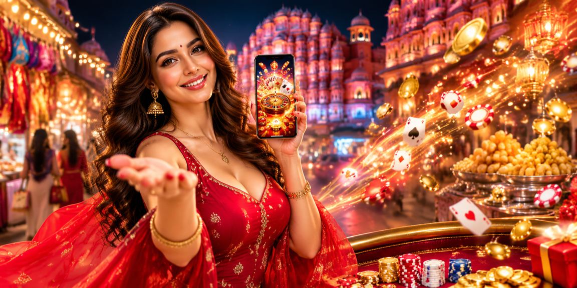 Casino app interface displayed on mobile device